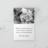 エレガントフローラクロス葬儀サンキューカード サンキューカード (内部)