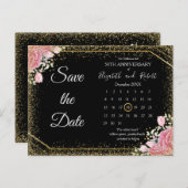 エレガントフローラグリア記念日の保存日 案内ポストカード (正面/裏面)