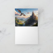 エレガントフローラサンキューカード – あいさつパーソナライズされたする サンキューカード (内部)