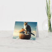 エレガントフローラサンキューカード – あいさつパーソナライズされたする サンキューカード (正面)