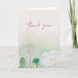 エレガントフローラサンキューカード サンキューカード