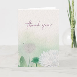 エレガントフローラサンキューカード サンキューカード