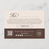 エレガントフローラサンキューカード サンキューカード (正面)