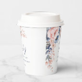 エレガントフローラスクリプト60誕生日 紙コップ (左)