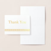 エレガントフローラスノーフレーク縁どありがとう 箔カード (ディスプレー)