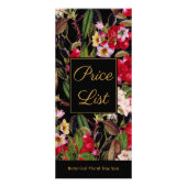 エレガントフローラスパおよびサロン価格表 ラックカード (正面)