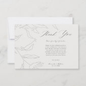 エレガントフローラス結婚ケッチ サンキューカード (正面)