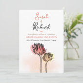 エレガントフローラス結婚ケッチ 招待状 (スタンド正面)
