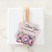 エレガントフローラソフトパステル色ありがとう フェイバータグ (インサイチュ)