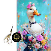 エレガントフローラダックお洒落デコペ 薄葉紙