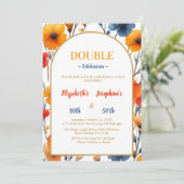 エレガントフローラダブル共同誕生日パーティー 招待状 (スタンド正面)