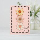 エレガントフローラデイジーサンキューカードピンク&ウィムズ (スタンド正面)