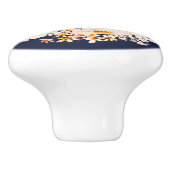 エレガントフローラデイジー開花 セラミックノブ (側面)