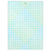 エレガントフローラデザインクリップボード クリップボード (裏面)