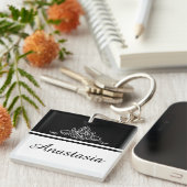 エレガントフローラデザイン キーホルダー (正面右)