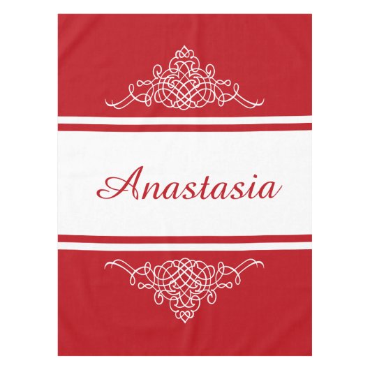 エレガントフローラデザイン テーブルクロス (正面)