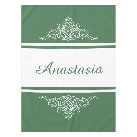 エレガントフローラデザイン テーブルクロス (正面)