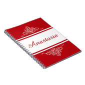 エレガントフローラデザイン ノートブック (右側)