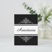 エレガントフローラデザイン ポストカード (スタンド正面)