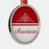 エレガントフローラデザイン メタルオーナメント (右)