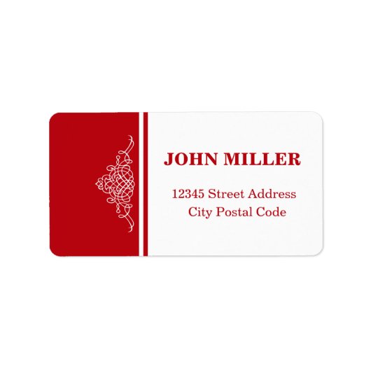 エレガントフローラデザイン ラベル (正面)