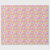 エレガントフローラデザイン – 美しくカスタマイズ可能 ラッピングペーパー (フラット)