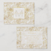 エレガントフローラドールのヘナ画像 名刺 (正面/裏面)