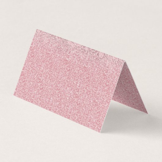 エレガントフローラドールピンクのグラデーショングリッターイメージ 名刺 (裏面)