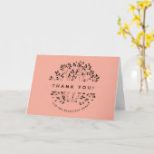 エレガントフローラナース介護医ありがとう カード (黄色い花)