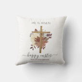 エレガントフローラハッピーイースタークロスクリスチャン クッション (裏面)