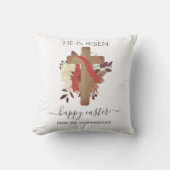 エレガントフローラハッピーイースタークロスクリスチャン クッション (正面)