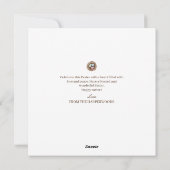 エレガントフローラハッピーイースタークロスクリスチャン シーズンカード (裏面)