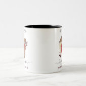 エレガントフローラハッピーイースタークロスクリスチャン ツートーンマグカップ (中央)