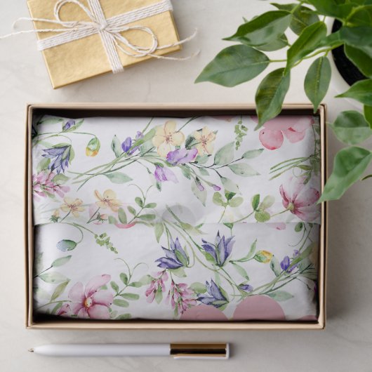 エレガントフローラハートフレーム：すべての大事な行事 薄葉紙 (ギフト)