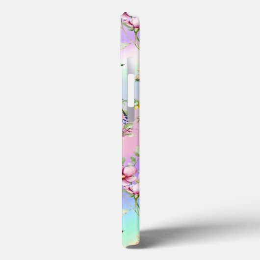 エレガントフローラハートフレーム:すべての大事な行事 Case-Mate iPhoneケース (裏面 / 左)