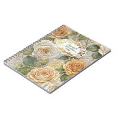 エレガントフローラバラパタ華美ーン ノートブック (左側)