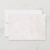 エレガントフローラパンパリーフ金ゴールド水色リース 出欠カード (裏面)