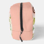 エレガントフローラパーソナライズされたモノグラムピンク旅行 ドップキット (右)