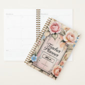 エレガントフローラパーソナライズされた先生 プランナー手帳 (ディスプレー)