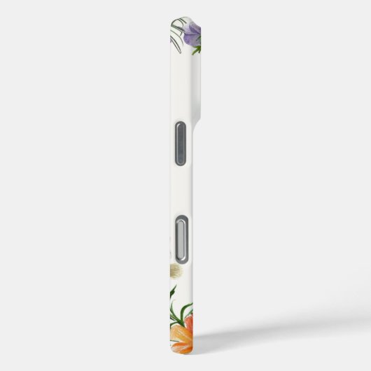 エレガントフローラパーソナライズされた名 Case-Mate iPhoneケース (裏面 / 右)