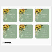 エレガントフローラヒマ結婚ワリ スクエアシール (シート)