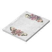 エレガントフローラビクトリアンヴィンテージ ノートパッド (回転)