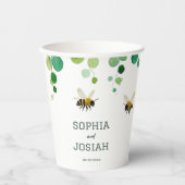 エレガントフローラビー愛結婚性 紙コップ (正面)