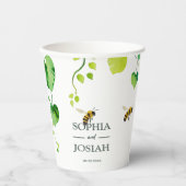 エレガントフローラビー愛結婚性 紙コップ (正面)