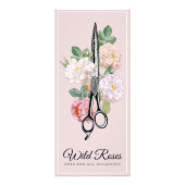 エレガントフローラピンクローズ美容定価表 ラックカード (裏面)