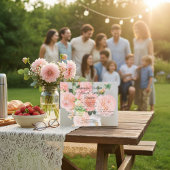 エレガントフローラファミリー懇親会招待状 ポストカード