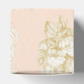 エレガントフローラフランスのトイレガールベビーシャワー赤面 フェイバーボックス (上部)