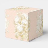 エレガントフローラフランスのトイレガールベビーシャワー赤面 フェイバーボックス (裏面サイド)