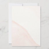 エレガントフローラフレカスタマイズーブライダルシャワー 招待状 (裏面)