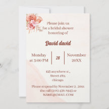 エレガントフローラフレカスタマイズーブライダルシャワー